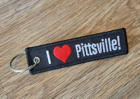 I ♥ Pittsville Key Tag